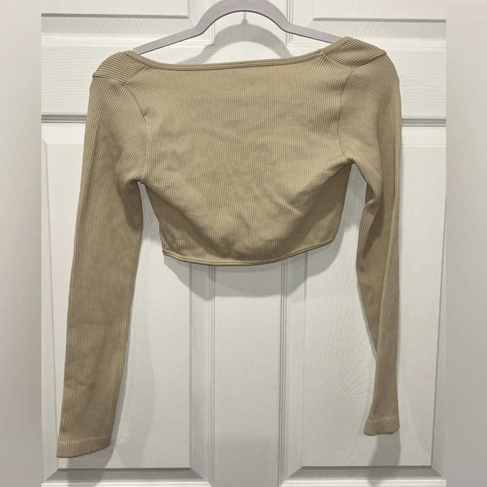 Hunter & Brown Ribbed‎ Crop Top Women’s M/L - Picture 2 of 4